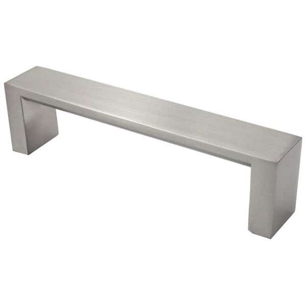 Modern Sq Cabinet Pull Satin Nick 4" CTC