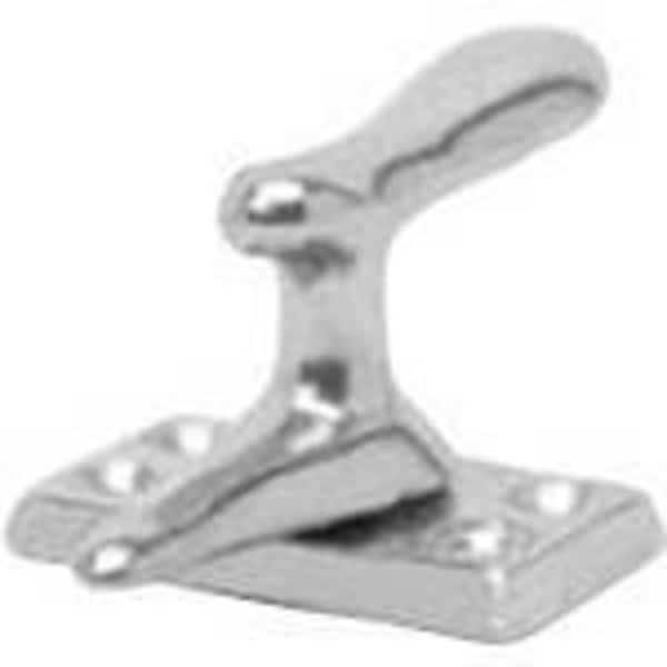 Aluminum Casement Fastener with Multiple Strikes Aluminum Finish