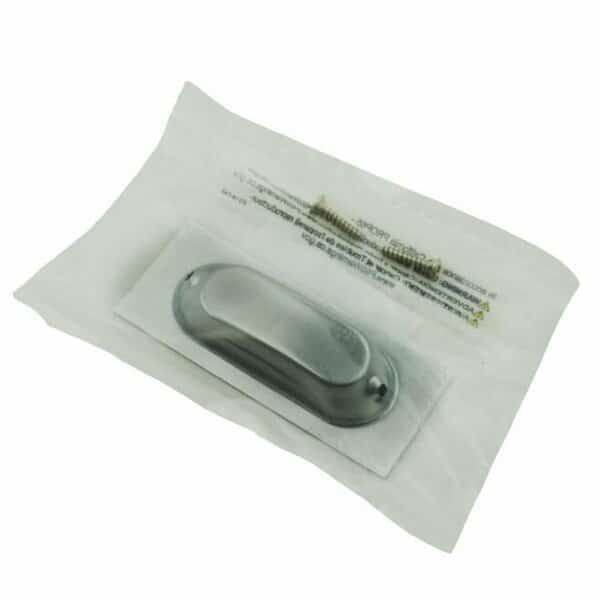 Solid Brass Rectangular Flush Pull Bright Chrome Finish