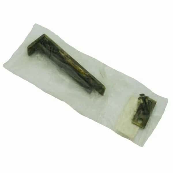 Solid Brass 4in Manual Flush Bolt Antique Brass Finish
