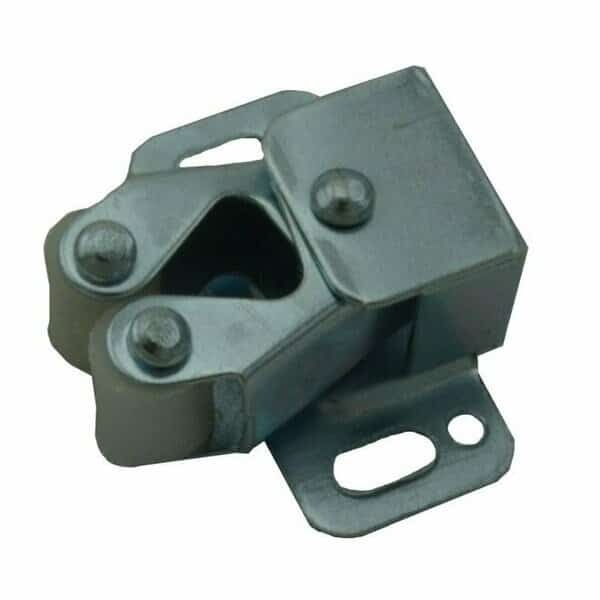 Steel Double Roller Catch Zinc Finish