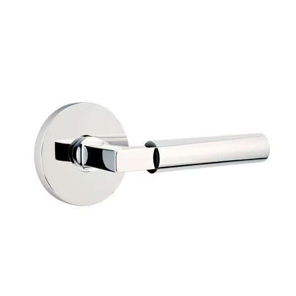 Hercules Lever Left Hand 2-3/8 in Backset Privacy w/Disk Rose for 1-1/4 in to 2 in Door