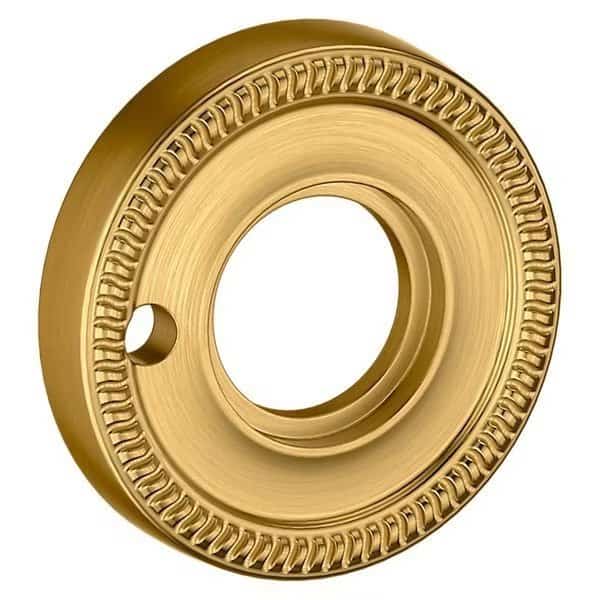 Privacy Pair Rosettes Lifetime Satin Brass