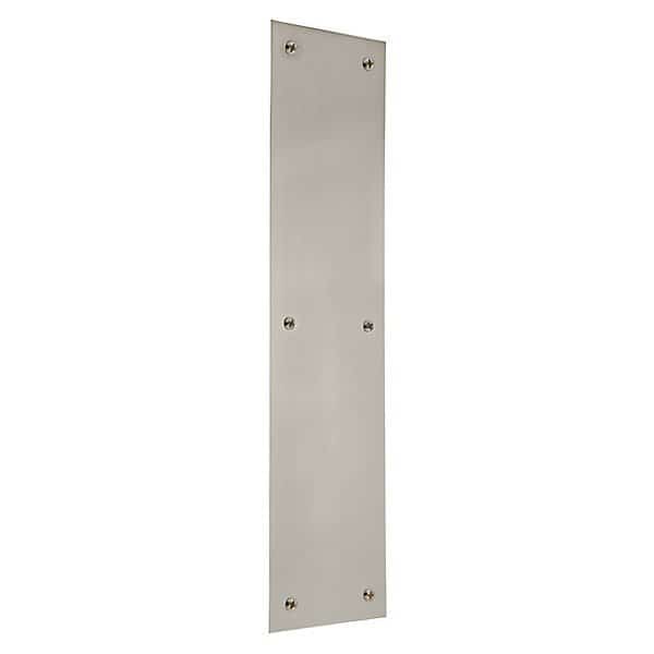 Estate Lifetime Bright Nickel Push Plates