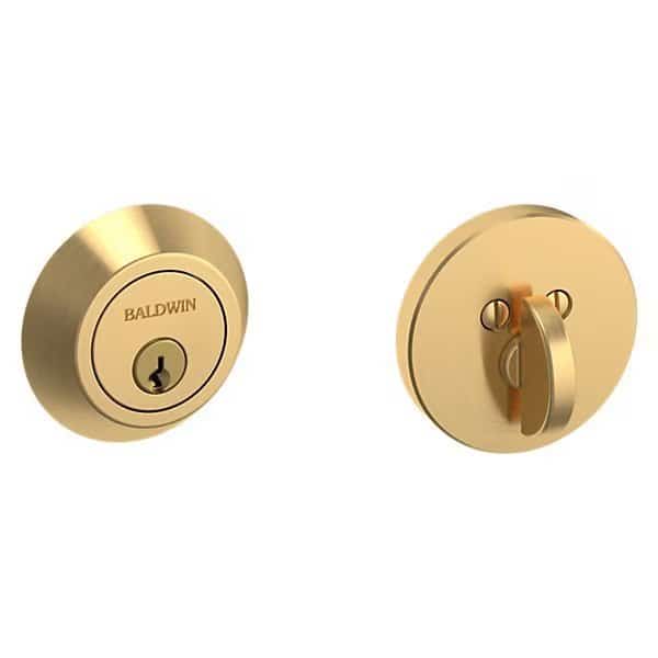 Estate Lifetime Satin Brass Deadbolts