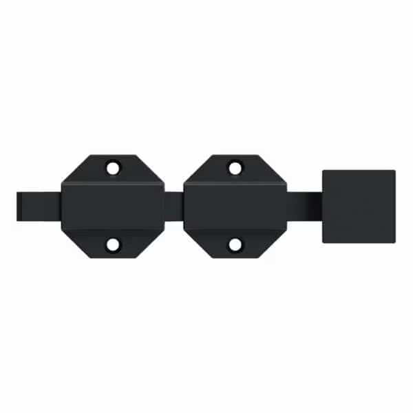 6 Modern Heavy Duty Surface Bolt Black Finish