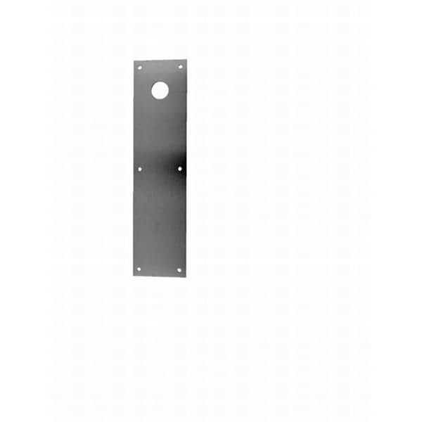 4" x 16" Push Plate Cut for Deadbolt