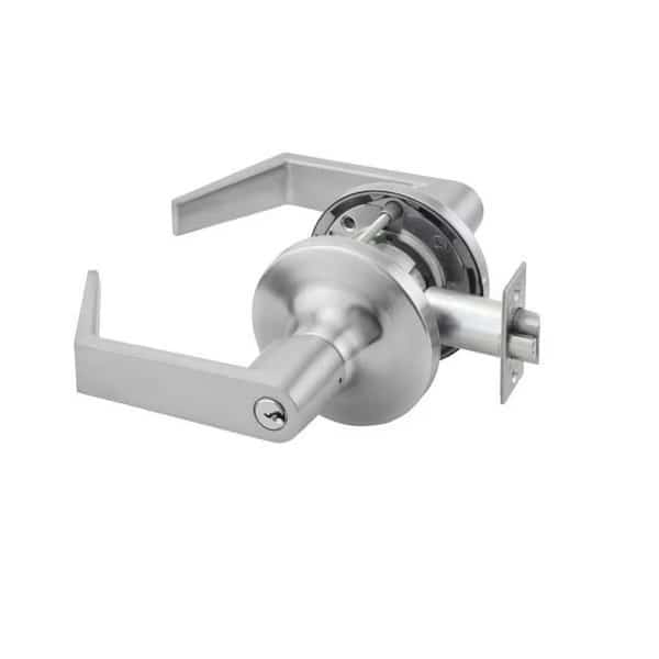 Office Entry Augusta Lever Grade 1 Cylindrical Lock with Para Keyway, 694 Latch, and 497-114 Strike