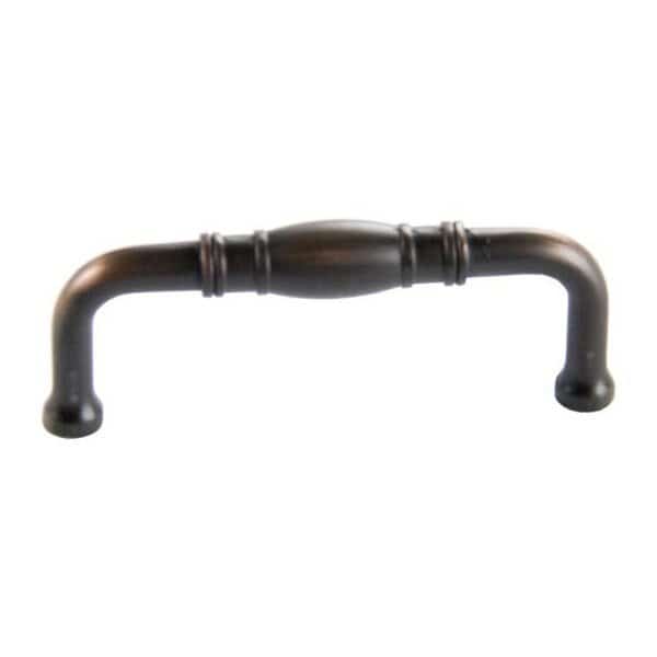 3-1/4" Cabinet Pull with 3" Center to Center Oil Rubbed Bronze Finish