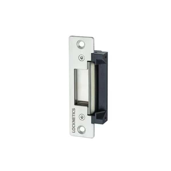 3/4" Field Selectable 12 / 24 Volt Cylindrical Electric Strike with Round and Square Faceplates