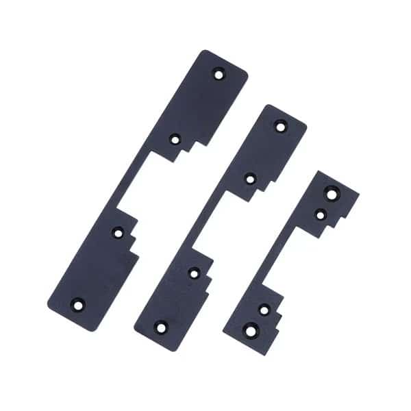 Faceplates - Qty 2; Square and Radius Corner (4-7/8" x 1-1/4")