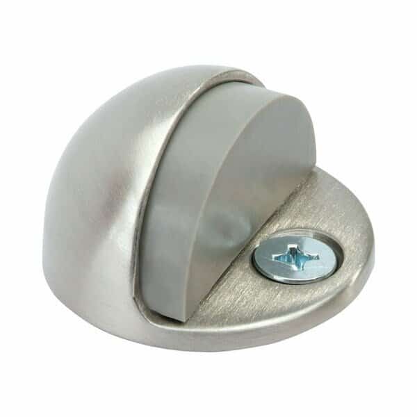 1-3/4in Diameter Low Profile Dome Stop Satin Nickel Finish
