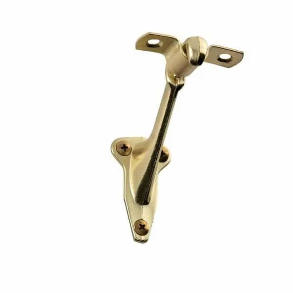 Handrail Bracket Bright Brass Finish