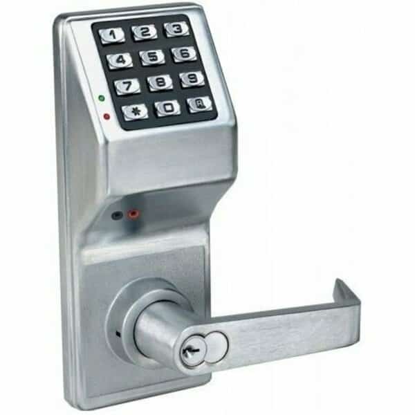 Digital Lock with Interchangeable Core Satin Chrome Finish