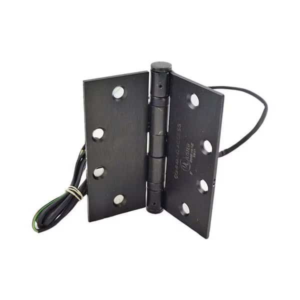 4-1/2" x 4-1/2" Electric 8 Wire BB1279 Hinge Steel Base US10B Oil Rubbed Bronze Finish
