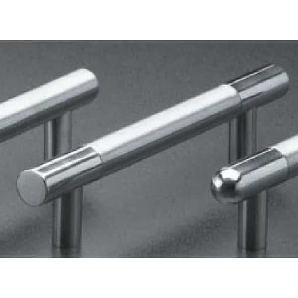 RM1300532 5" Center to Center Small 1/2" Pull with Grip Bright Stainless Steel
