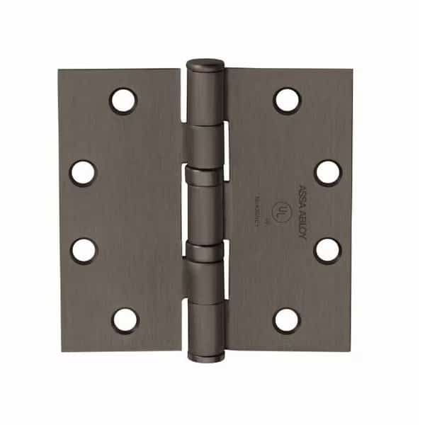 McKinney 4-1/2" x 4-1/2" Square Corner Non Ferrous Standard Weight 5 Knuckle Ball Bearing Hinge # 59