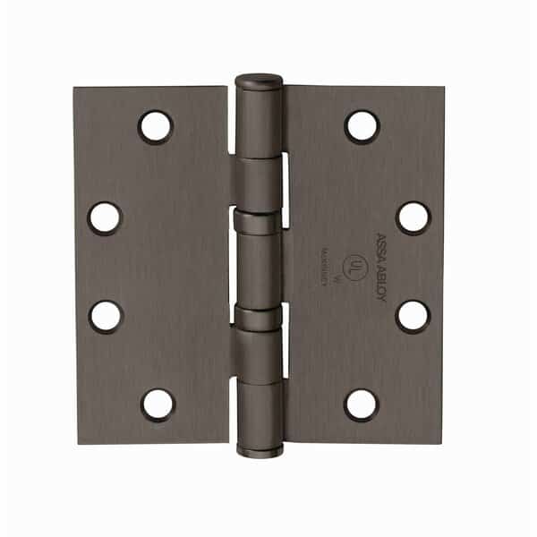 McKinney 4-1/2inx4-1/2in Square Corner Standard Weight 5 Knuckle Ball Bearing Hinge # 55862 Oil