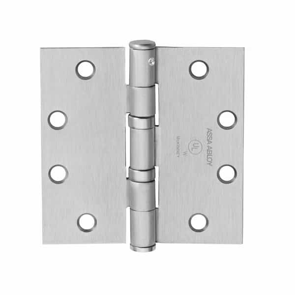 McKinney 4-1/2inx4-1/2in Square Corner Standard Weight 5 Knuckle Ball Bearing Hinge with Non