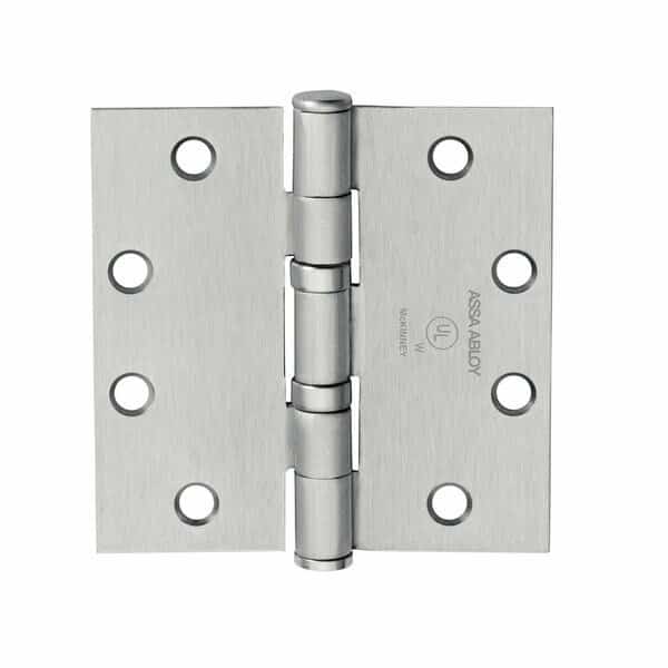McKinney 4-1/2inx4-1/2in Square Corner Standard Weight 5 Knuckle Ball Bearing Hinge # 55858