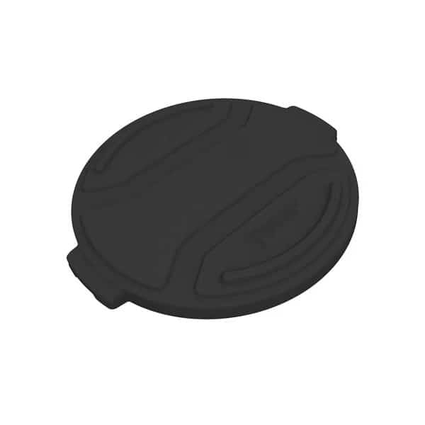 20 Gal Lid Trash Can Lid, Black