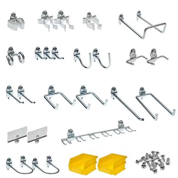 Durahook And Bin Set Assrt,26 pcs, Mfr#: 901, DURAHOOK