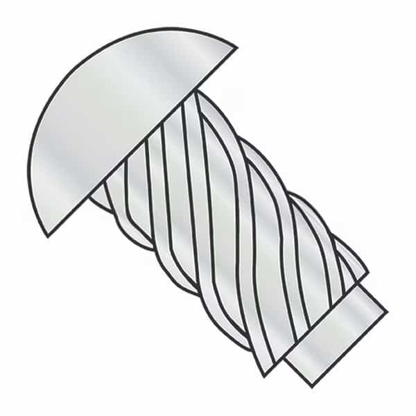 Round U-Bolt, Yellow Cadmium Steel