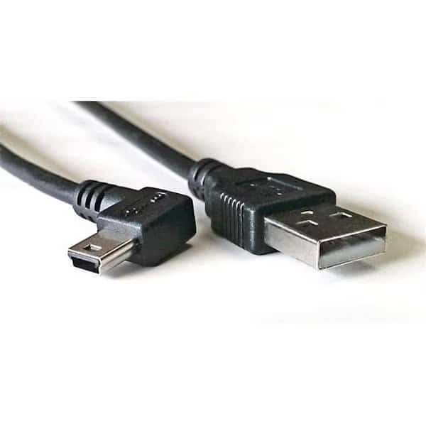 Works 22-101-02 USB Mini Left Angle Cable; 40 in. Long