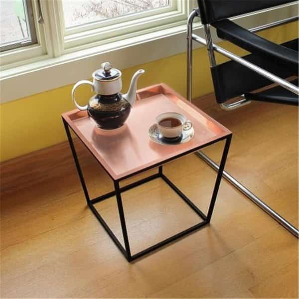 Achla FB-45C Arne Stand with Copper Tray; Short