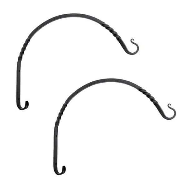 ACHLA Designs WB-04HD-2 18 in. Heavy Duty Arc Bracket; Black - Pack of 2, Achla Designs, Mfr#: WB-04HD-2