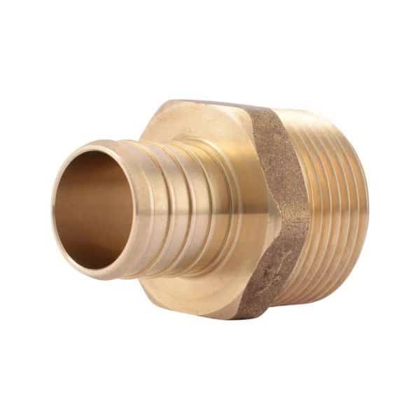 1 in. PEX Barb x 1 in. Dia. MPT Brass Adapter