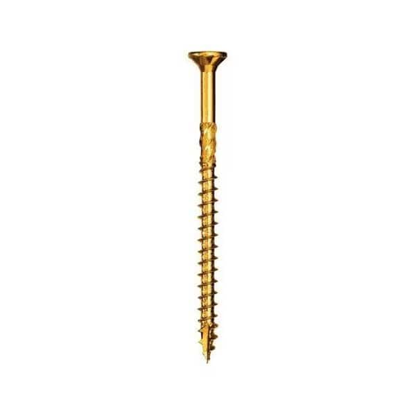 GRK Fasteners 5914312 50 Piece Countersink No. 12 x 8 in. Framing Screws Yellow Zinc