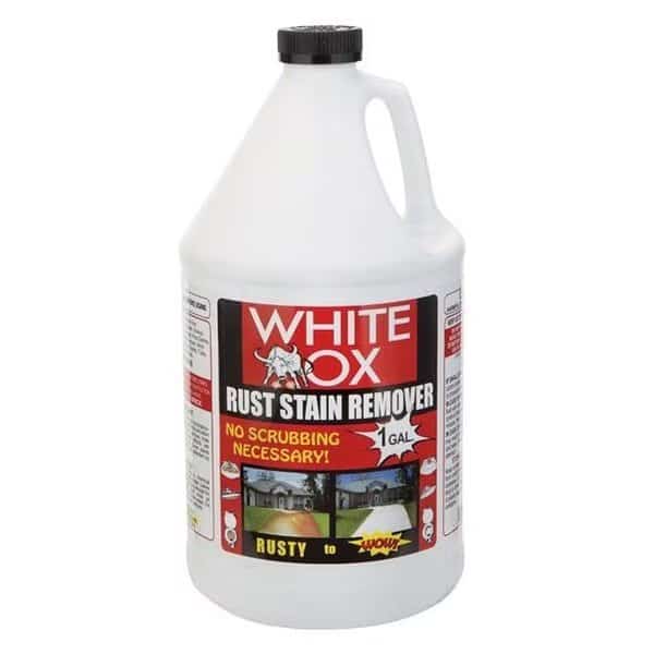 White-OX 1483155 1 Gal Rust Stain Remover; Pack of 4