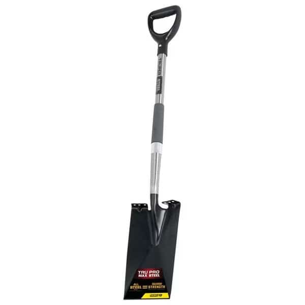 10 x 7.25 x 27 in. D-Handle Garden Spade Steel Steel, Assorted