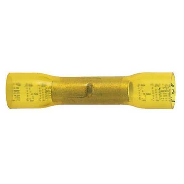 12-10 Gauge Butt Splice, Yellow