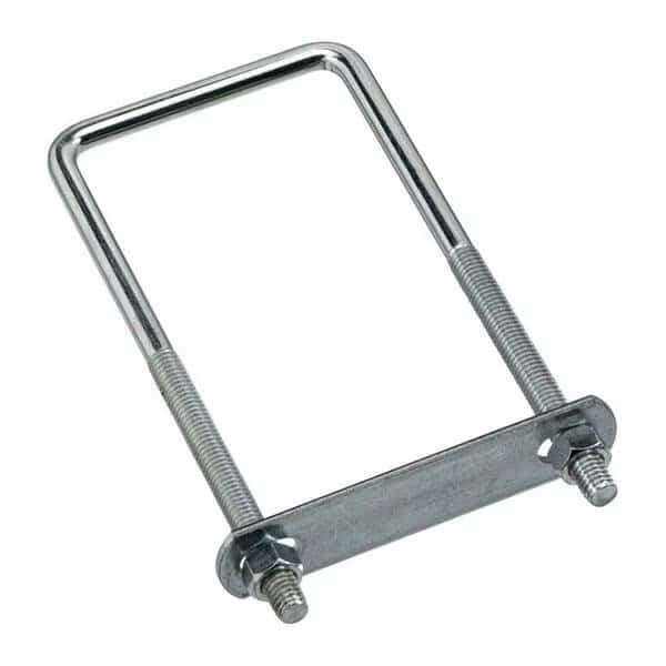 0.37 x 3 x 7 in. Steel Square U-Bolt