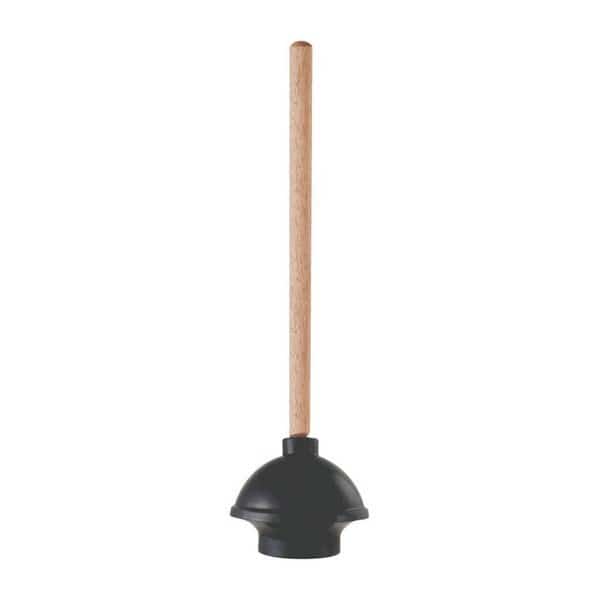 16 in. x 6 Dia. Plunger with Wooden Handle, 6PK