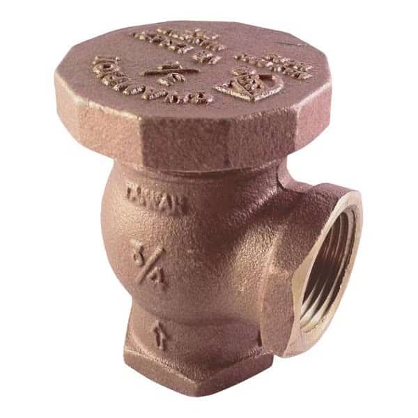 0.75 in. Brass Angle Valve - 150 PSI