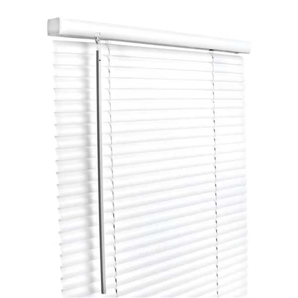 Vinyl 1 in. Cordless Mini-Blinds, 31 x 72 in. - White