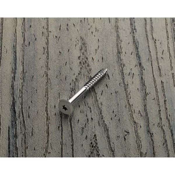 Deckfast No. 9 x 1.87 in. Star Pan Head Epoxy Coated Stainless Steel Fascia Screws