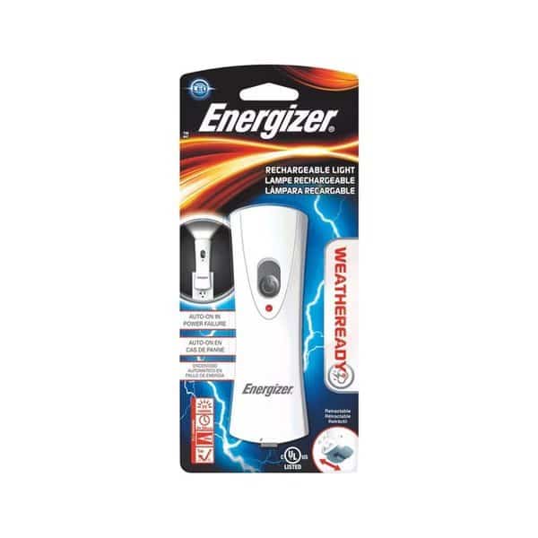 8 Lumen White LED Rechargeable Flashlight NiMH Battery