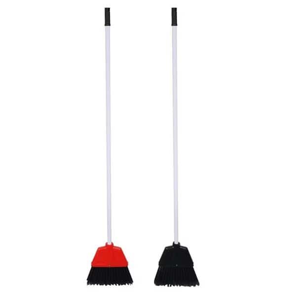 Cleaning Plastic Angle Broom; Assorted Colors - Pack of 36