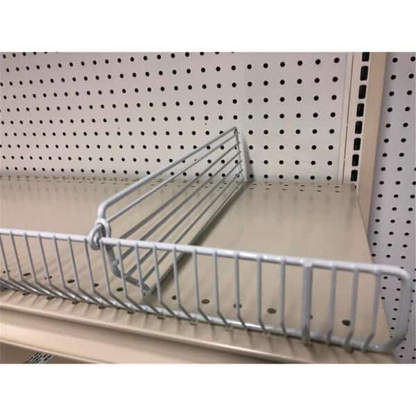 3 x 0.5 x 16 in. Powder Coated Gray Shelving Unit - Pack of 20