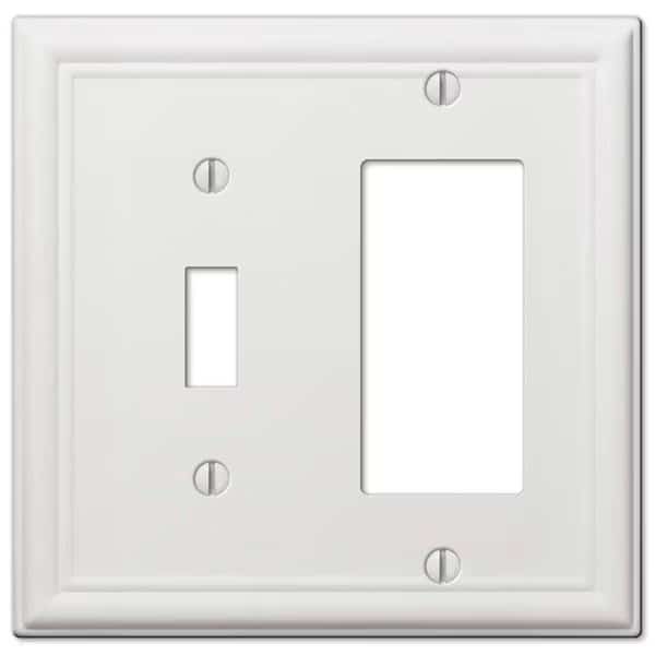 Electrical Box Cover, 2 Gangs, Square, Steel