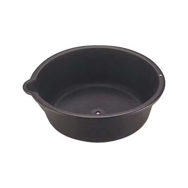 Custom Accessories 85812 Shop Craft Plastic 6 qt. Round Oil Drain & Recovery Pan
