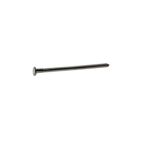 Common Nail, 1-1/4 in L, 3D, Steel, Bright Finish