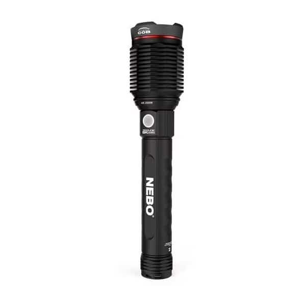 Nebo 3005075 Redline 6000 Lumens Black LED Rechargeable Flashlight