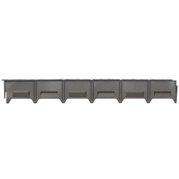 Master Mark 7013617 3 ft. x 5.25 in. Versa Edge Plastic Poundable Edging; Black - Pack of 36
