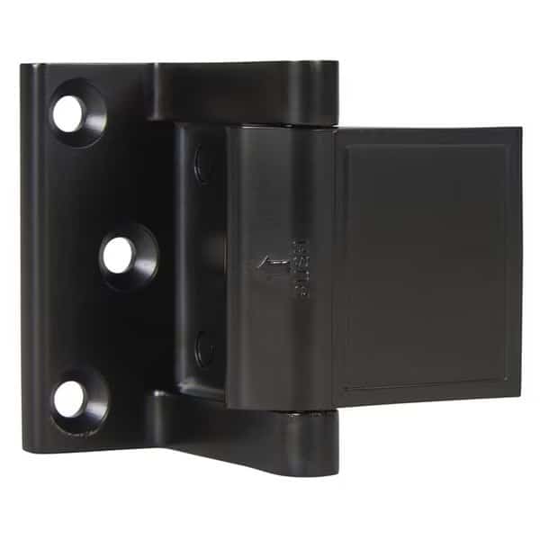 6.13 in. Zinc Bronze Door Stop Mounts to Base Trim