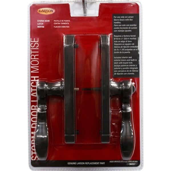 6 in. Aged Bronze Zinc Mortise Latch, Brown